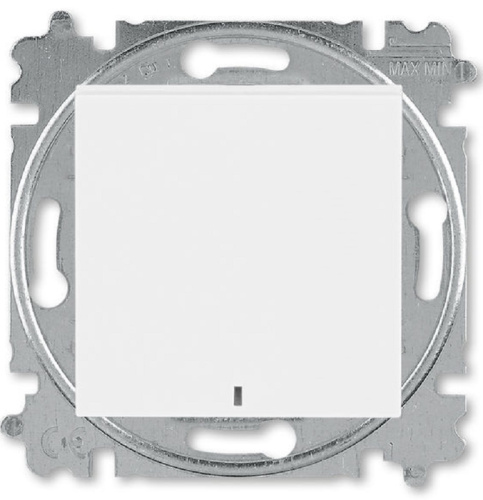 Выключатель с подсветкой без рамки ABB EPJ Levit 1-кл. белый/белый ABB — купить по цене от 728 ₽ | ПрофБезопасность