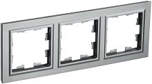 Рамка универсальная IEK Brite РУ-3-БрС 3-м. сталь IEK — купить по цене от 210 ₽ | ПрофБезопасность