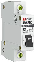 Выключатель автоматический EKF Basic ВА47-29 1п 10А C 4.5кА