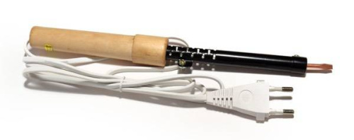 Паяльник электрический 80Вт ЭПСН ПП 220В деревянная ручка (Россия)