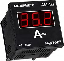 Амперметр однофазный цифровой встраиваемый DigiTOP АМ-1м 63А картинка