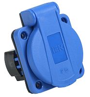 Розетка кабельная встраиваемая IEK Magnum РП12-3 16А 2Р+E 230В IР54 синий IEK — купить по цене от 420 ₽ | ПрофБезопасность