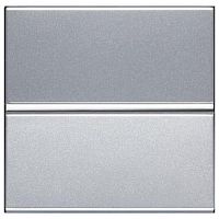 Переключатель без рамки ABB Niessen Zenit 1-кл. 2 мод. проходной N2202 PL серебро