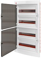 Бокс пластиковый DKC RAM base ЩРВ-П-72 (850х425х98мм) без клемм IP41 белый прозрачная дверца