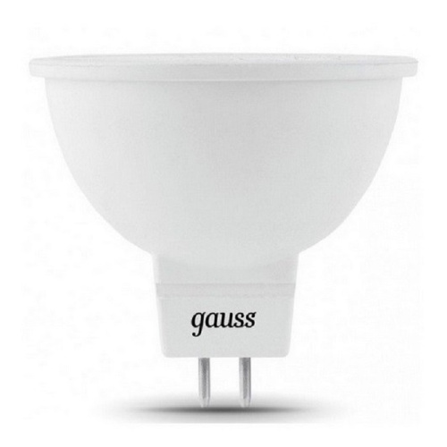 Лампа светодиодная (низковольтная) Gauss Elementary MR16 Софит GU5.3 12В 5Вт 530Лм 4100К 50х45мм, Gauss, купить, цена, доставка, безопасность Лампа светодиодная (низковольтная) Gauss Elementary MR16 Софит GU5.3 12В 5Вт 530Лм 4100К 50х45мм Gauss — купить по цене от 370 ₽ | ПрофБезопасность