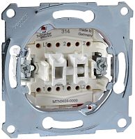 Переключатель без накладки без рамки Schneider Electric Merten System M 2-кл. проходной 16А