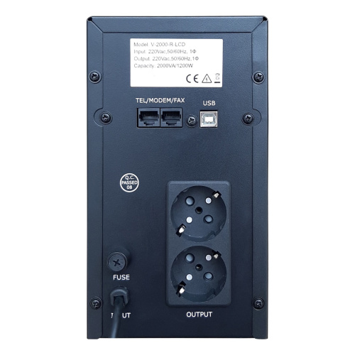 ИБП SVC V-2000-R-LCD/4SC фото 3
