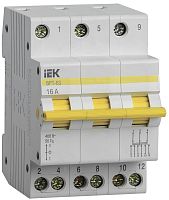 Переключатель фаз трехпозиционный IEK KARAT ВРТ-63 3п 16А тип AC