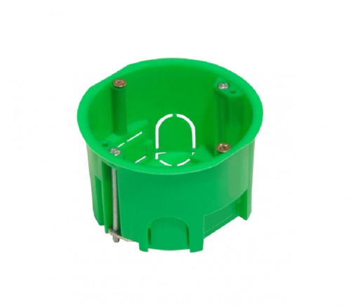 Коробка распределительная Systeme Electric СП 70x40 мм для сплошных стен зеленый фото 2