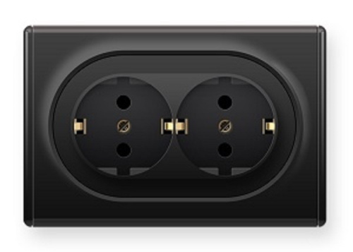 Розетка с заземлением OneKeyElectro Florence 1-м. 2 мод. черный OneKey — купить по цене от 295 ₽ | ПрофБезопасность фото 2