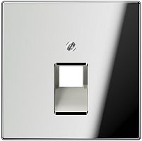 Лицевая панель Jung LS990 metal для 1-м. розетки RJ11/RJ45 хром Jung — купить по цене от 21&nbsp;820 ₽ | ПрофБезопасность
