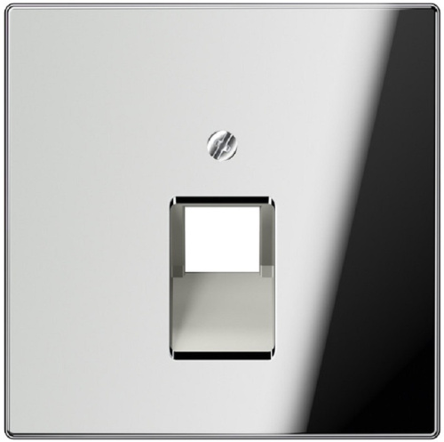 Лицевая панель Jung LS990 metal для 1-м. розетки RJ11/RJ45 хром Jung — купить по цене от 21&nbsp;820 ₽ | ПрофБезопасность