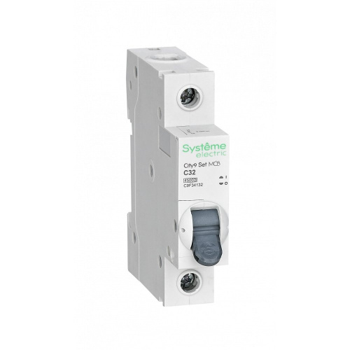 Выключатель автоматический City9 Set 1п 32А C 4.5кА Systeme Electric — купить по цене от 430 ₽ | ПрофБезопасность