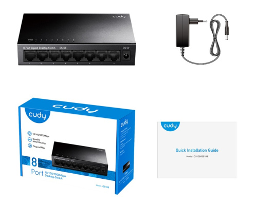 Коммутатор Cudy GS108 фото 3
