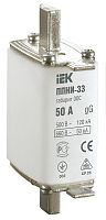 Вставка плавкая предохранителя IEK ППНИ-33 габарит 00С 50А