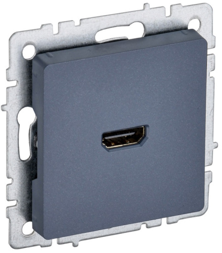 Розетка HDMI без рамки IEK Brite РHDMI-0-БрМ 1-м. маренго IEK — купить по цене от 1&nbsp;040 ₽ | ПрофБезопасность