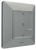 Умный выключатель беспроводной управления жалюзи Valena Life Netatmo 1-кл. IP20 алюминий Legrand — купить по цене от 5&nbsp;706 ₽ | ПрофБезопасность