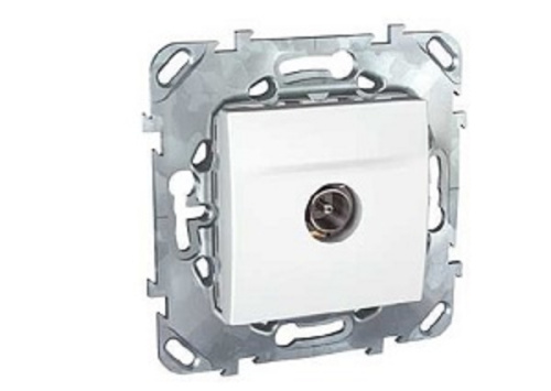 Розетка TV Оконечная без рамки Schneider Electric Unica 1-м. белый, Schneider Electric, купить, цена, доставка, безопасность фото 2 Розетка TV Оконечная без рамки Schneider Electric Unica 1-м. белый Schneider Electric — купить по цене от 1 370 ₽ | ПрофБезопасность фото 2