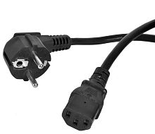 Кабель сетевой Cablexpert евровилка с заземлением, 16А, 1,8м  — купить по цене от 400 ₽ | ПрофБезопасность