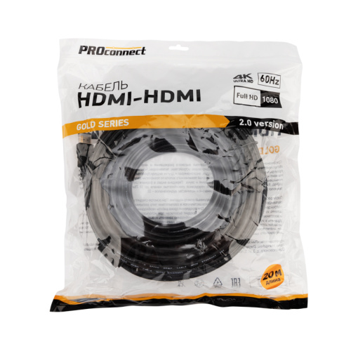 Кабель HDMI Proconnect gold версии 2.0 (20м) фото 2