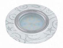Светильник встраиваемый Fametto/Peonia DLS-P202 GU5.3 CHROME/WHITE 65мм/35Вт Fametto — купить по цене от 195 ₽ | ПрофБезопасность