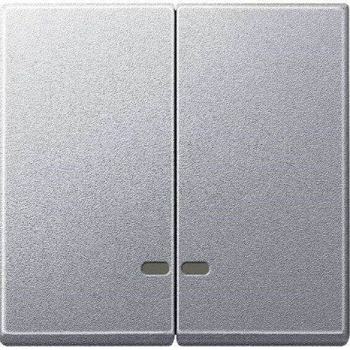 Лицевая панель Schneider Electric Merten System M для 2-кл. выключателя с подсветкой алюминий Schneider Electric — купить по цене от 2&nbsp;055 ₽ | ПрофБезопасность