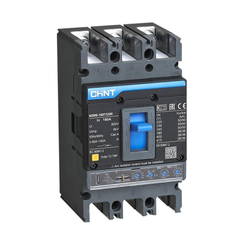 Выключатель автоматический в литом корпусе CHINT NXMS-160F 3п 160А 35кА