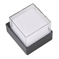 Светильник накладной Uniel ULU-P25A-5W-4000K IP65 BLACK Квадрат 4000K Uniel — купить по цене от 870 ₽ | ПрофБезопасность
