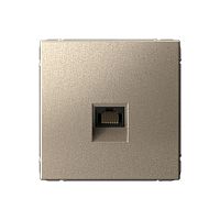 Розетка компьютерная без рамки Systeme Electric ArtGallery  1-м. RJ45 CAT 6А шампань Systeme Electric — купить по цене от 3&nbsp;135 ₽ | ПрофБезопасность
