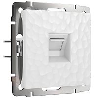 Розетка компьютерная без рамки Werkel Hammer 1-м. RJ45 5e белый Werkel — купить по цене от 1&nbsp;140 ₽ | ПрофБезопасность