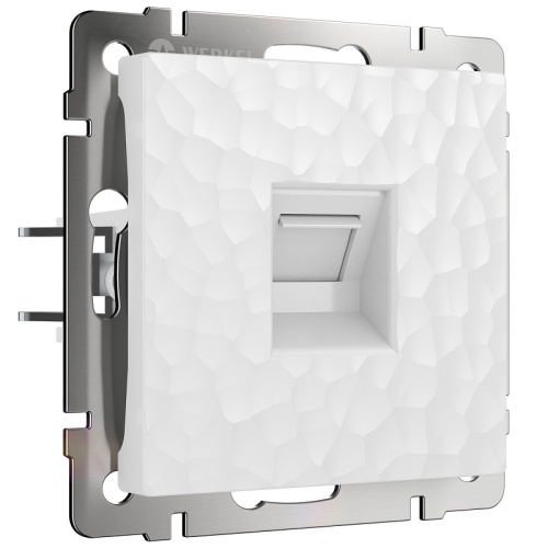 Розетка компьютерная без рамки Werkel Hammer 1-м. RJ45 5e белый Werkel — купить по цене от 1&nbsp;140 ₽ | ПрофБезопасность