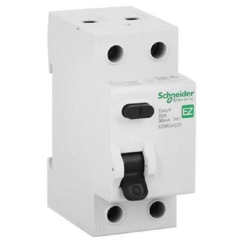 Выключатель дифференциального тока УЗО Schneider Electric Easy9 2п 25А 30мА 4,5кА тип AC  фото 2