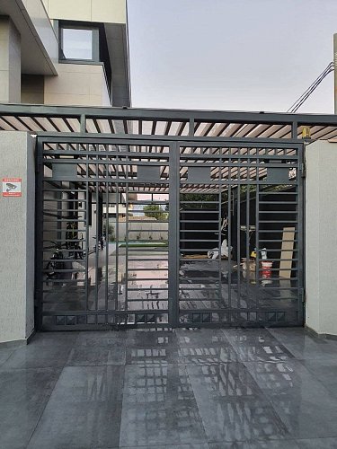 Установка комплекта автоматики для распашных ворот