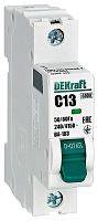 Выключатель автоматический DEKraft ВА-103 1п 13А C 6кА
