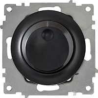 Светорегулятор поворотный без рамки OneKeyElectro Florence 40-600Вт черный