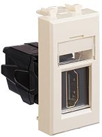 Розетка HDMI модульная DKC Avanti 1-м. 1 мод. ванильная дымка DKC — купить по цене от 2&nbsp;224 ₽ | ПрофБезопасность