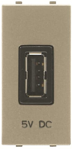 Розетка USB тип A без рамки ABB Niessen Zenit 1-м. 1 мод. 2000 мА N2185.2 CV шампань ABB — купить по цене от 4&nbsp;644 ₽ | ПрофБезопасность