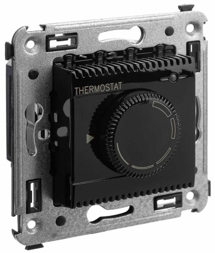 Терморегулятор механический с датчиком без рамки DKC Avanti 0С +30С черный квадрат DKC — купить по цене от 11&nbsp;952 ₽ | ПрофБезопасность