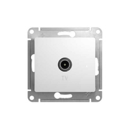 Розетка TV Оконечная без рамки Systeme Electric Glossa 1-м. белый Systeme Electric — купить по цене от 698 ₽ | ПрофБезопасность фото 2