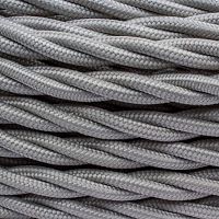 Ретро провод витой Bironi 2х1,5мм титан (50м) Bironi — купить по цене от 6&nbsp;000 ₽ | ПрофБезопасность