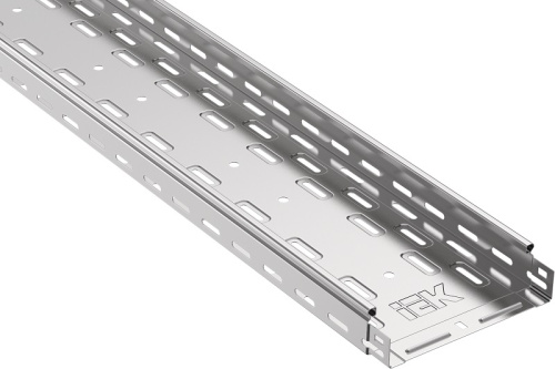 Лоток перфорированный IEK ESCA 100х35х3000 сталь 0,7мм