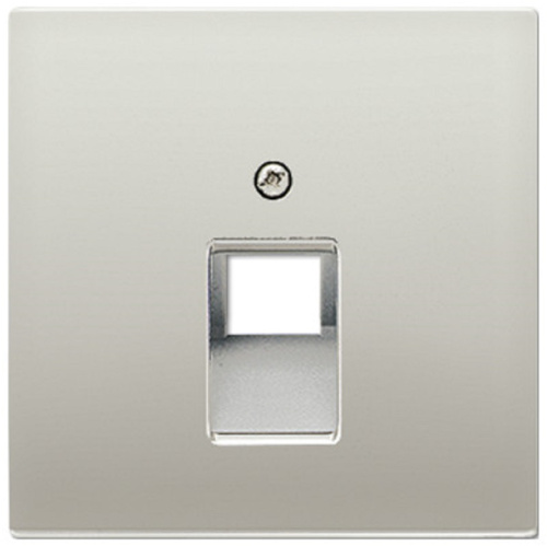 Лицевая панель Jung LS990 metal для 1-м. розетки RJ11/RJ45 сталь Jung — купить по цене от 3&nbsp;422 ₽ | ПрофБезопасность