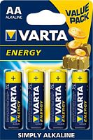 Элемент питания VARTA Energy LR6 AA BL4