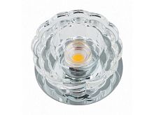 Светильник встраиваемый Fametto/Fiore DLS-F301 10W CHROME/CLEAR 75мм LED Fametto — купить по цене от 823 ₽ | ПрофБезопасность