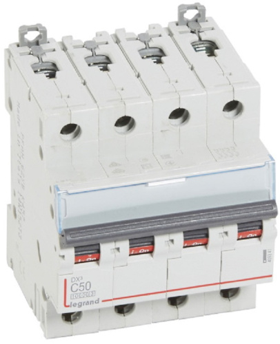 Выключатель автоматический Legrand DX3-E 10000 4п 50А C 16кА