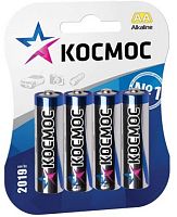 Элемент питания Космос LR6 BP-4 (блист.4 шт) KOCLR64BL classic AA алкалиновая (батарейка)