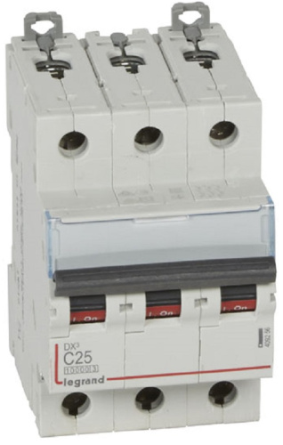Выключатель автоматический Legrand DX3-E 10000 3п 25А C 16кА