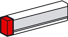 Заглушка для кабель-канала Legrand Metra 160x50мм белый  картинка