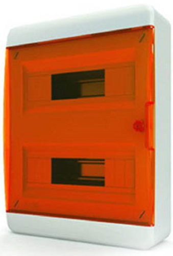Бокс пластиковый Tekfor ЩРН-П-24 BNO 40-24-1 (385х290х102мм) IP41 оранжевая дверца