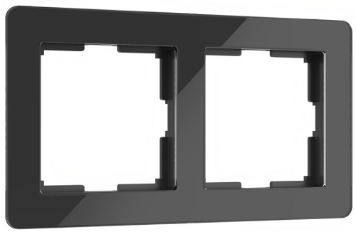 Рамка универсальная Werkel Acrylic 2-м. стекло черный Werkel — купить по цене от 1&nbsp;080 ₽ | ПрофБезопасность